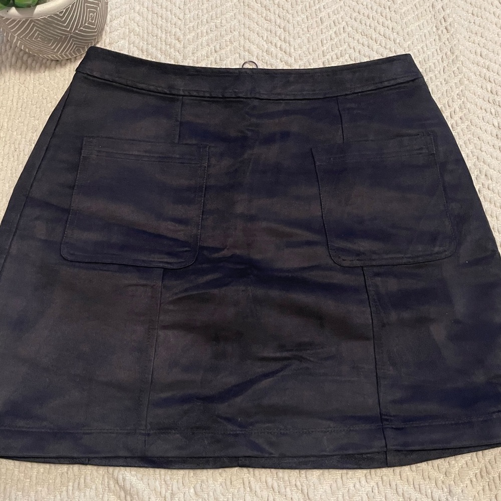 Old Navy Faux Suede Midi Skirt - New Women | Color: Brown | Size: 10